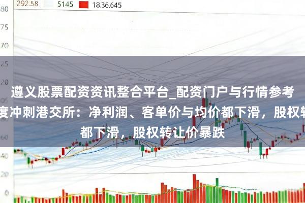 遵义股票配资资讯整合平台_配资门户与行情参考 铜师父二度冲刺港交所：净利润、客单价与均价都下滑，股权转让价暴跌