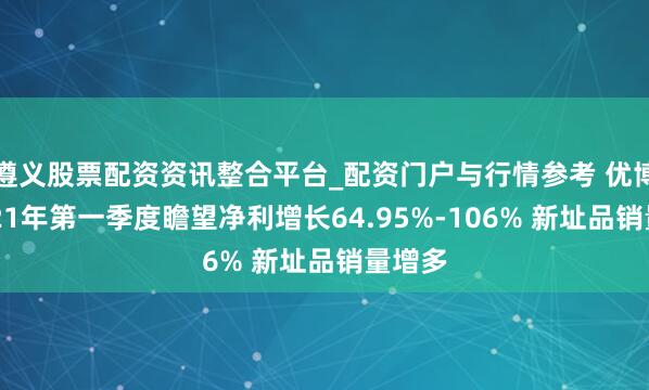 遵义股票配资资讯整合平台_配资门户与行情参考 优博讯2021年第一季度瞻望净利增长64.95%-106% 新址品销量增多